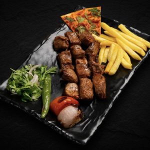 Meat Tikka Meal Abu Zouz Restaurant Dubai